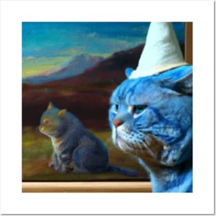 Meowster Smurf Cat Posters and Art